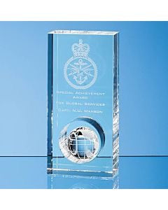 17cm Optical Crystal Globe
