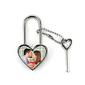 Heart Metal Padlock With Key