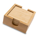 Square Bamboo Coaster Set