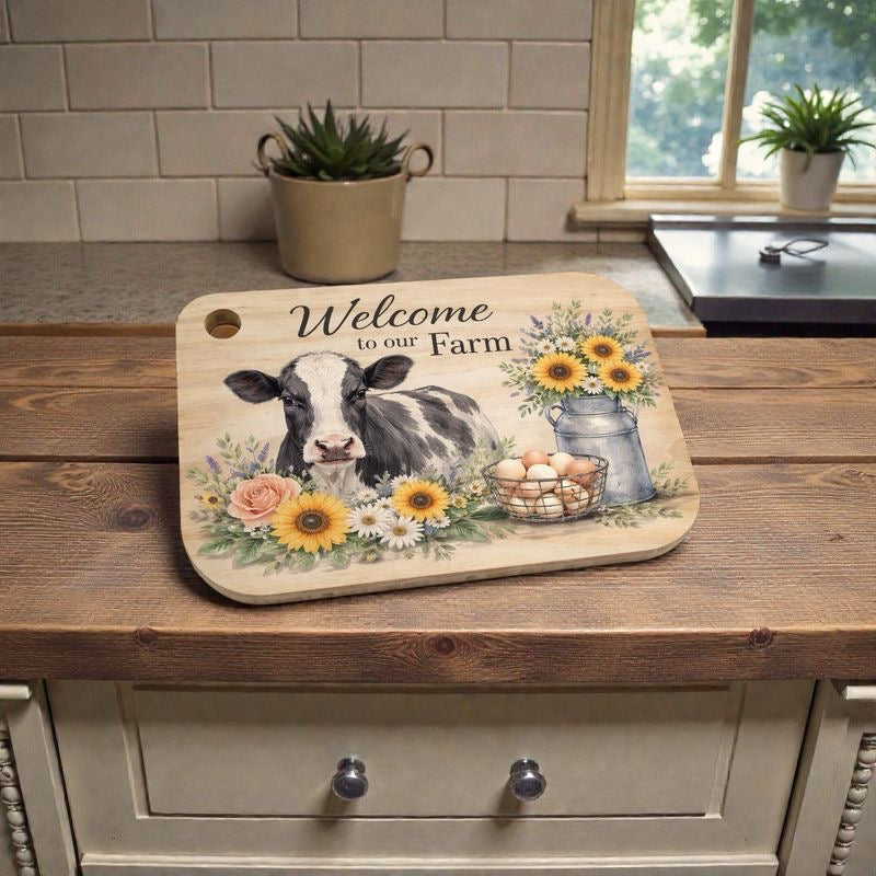 Serving Board Wooden Rectangle Large