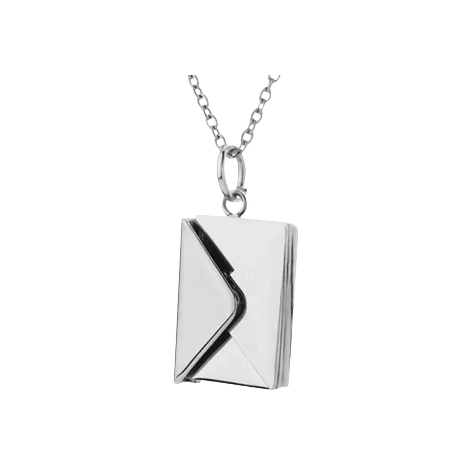 18K Gold Envelope Necklace