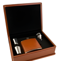 Tan Brown Hip Flask