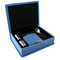 Blue Hip Flask