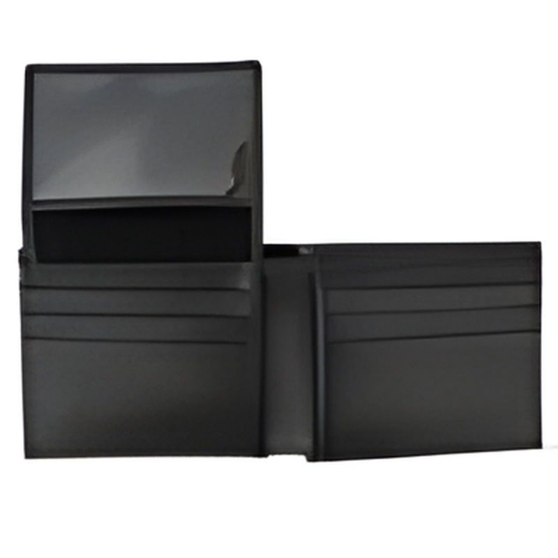 Black Real Leather Hip Wallet