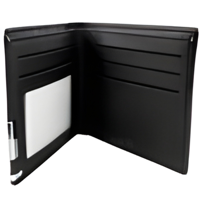 Black PU Leather Hip Wallet
