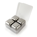 Silver Stainless Steel Ice Whisky/Gin Stones